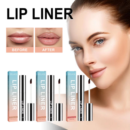 3 Colors Peel off Lip Liner Tattoo Waterproof Long Lasting Matte Velvet Lip Tint Sexy Red Contour Lips Make up Cosmetics