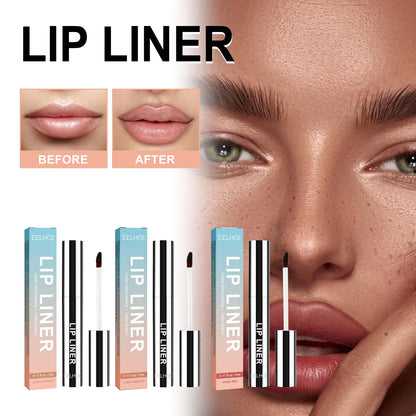 3 Colors Peel off Lip Liner Tattoo Waterproof Long Lasting Matte Velvet Lip Tint Sexy Red Contour Lips Make up Cosmetics